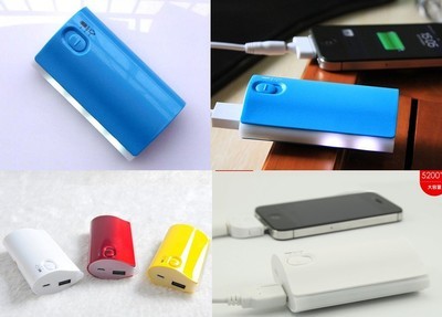 【時尚跑馬燈手機通用型充電寶 5200mAh 移動電源】價格,廠家,圖片,移動電源,深圳市億宏盛電子-